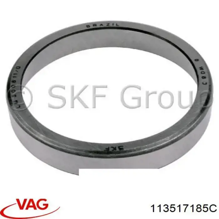 Подшипник ступицы передней внутренний 113517185C VAG