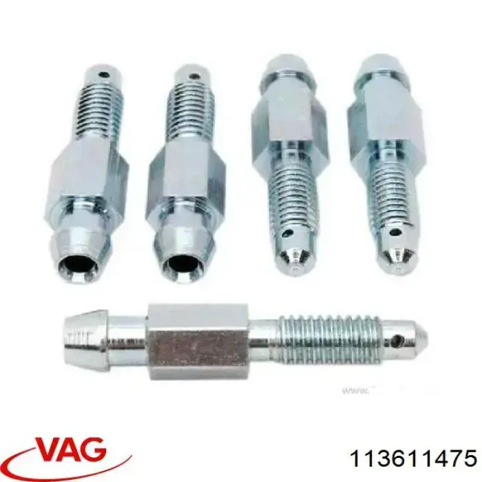 Штуцер прокачки суппорта тормозного заднего VAG 113611475 цена, от 0.71 USD