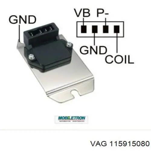 115915080 VAG модуль зажигания (коммутатор)