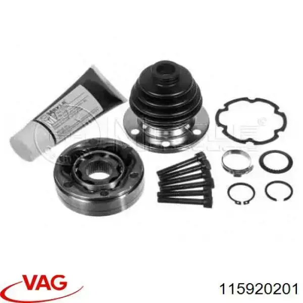 Купить 115920201 VAG Стекло фары левой