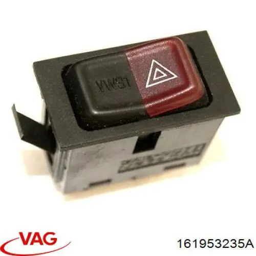 Купить 161953235A VAG Кнопка включения аварийной сигнализации