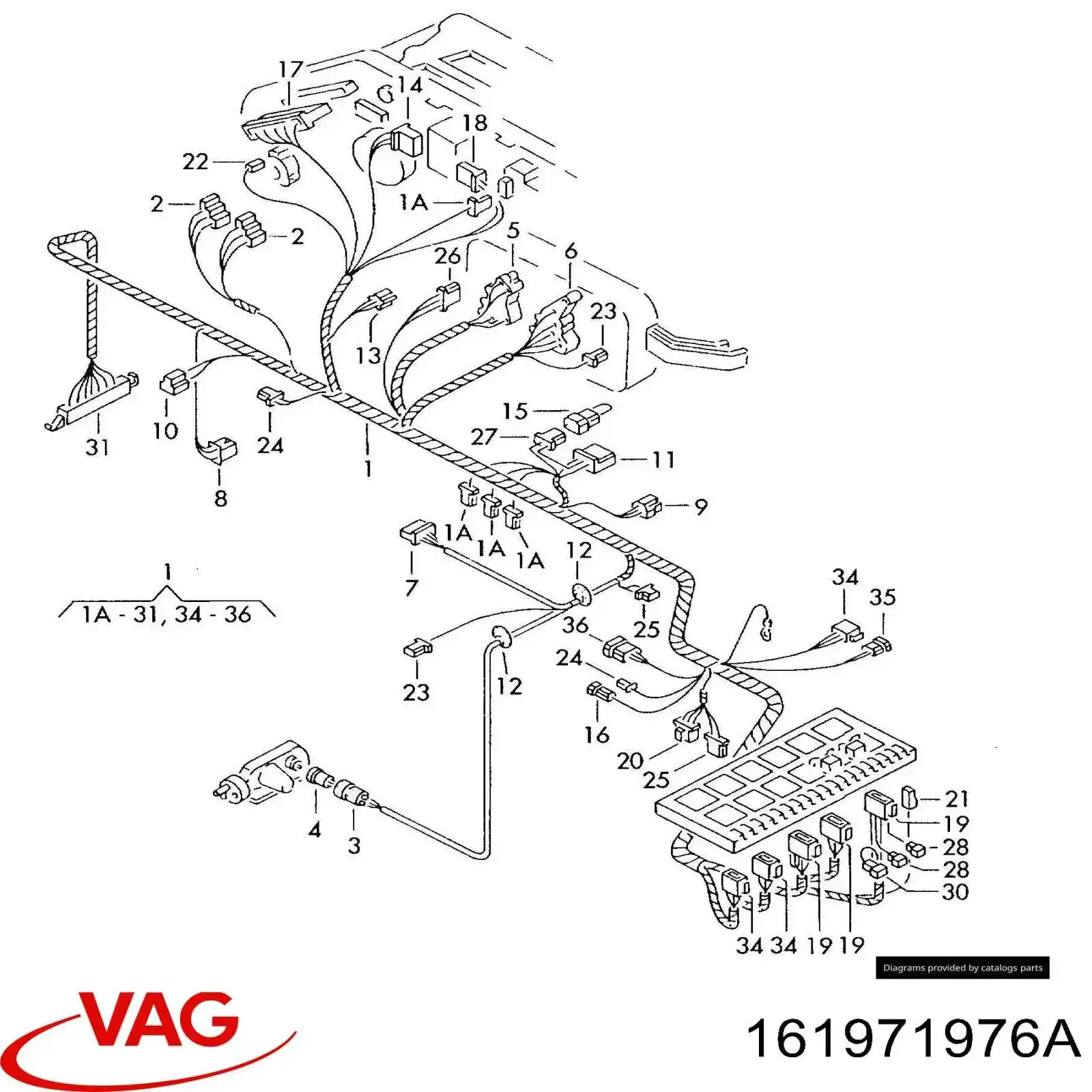 Купить 161971976A VAG 