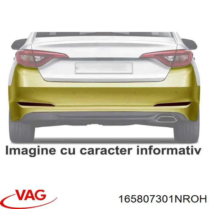 Купить 165807301NROH VAG Задний бампер