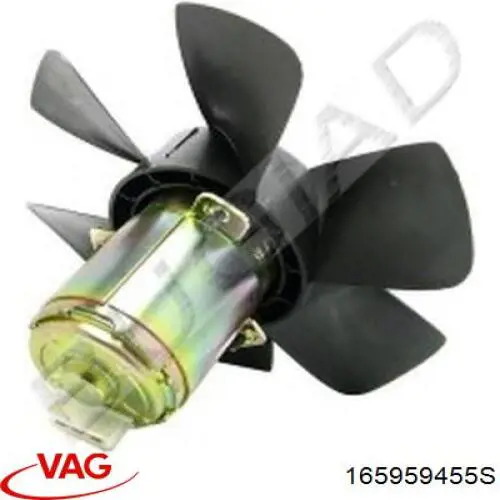165959455S VAG электровентилятор охлаждения в сборе (мотор+крыльчатка)
