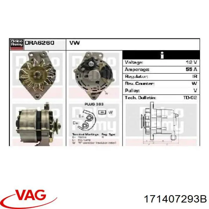  171407293B VAG