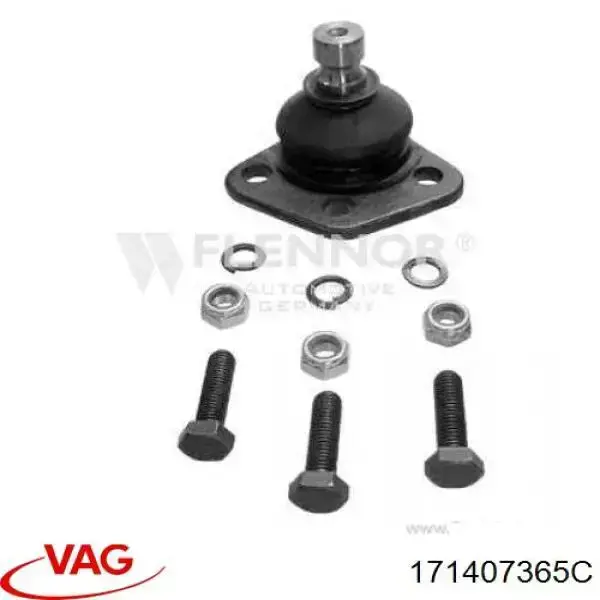 Шаровая опора, нижняя VAG 171407365C цена, от 7.44 USD