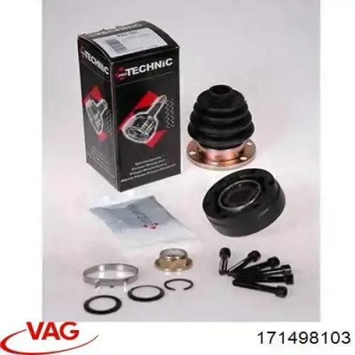 Шарнир угловых скоростей внутренний передний VAG 171498103 цена, от 28.30 USD