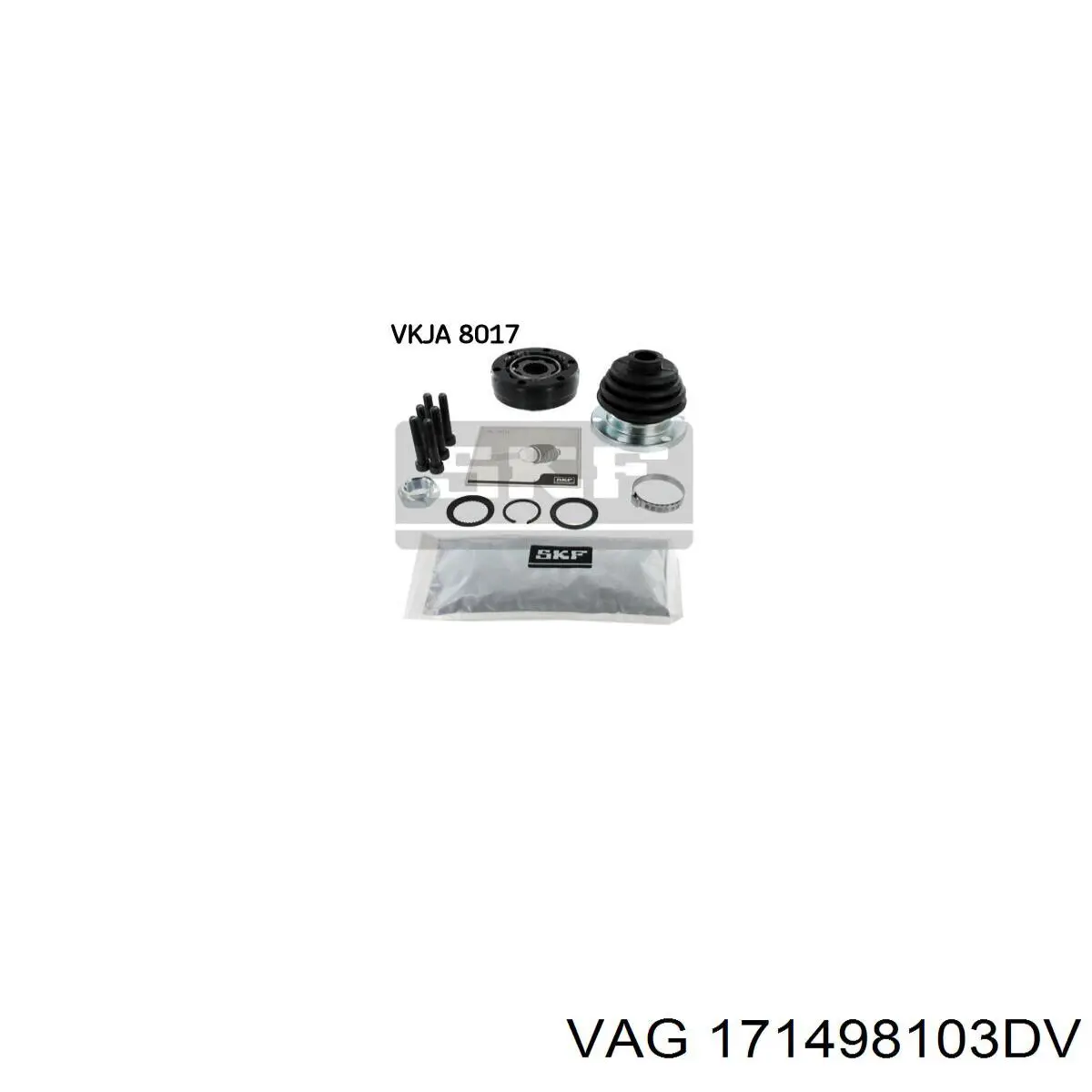 Шарнир угловых скоростей внутренний передний VAG 171498103DV цена, от 22.72 USD