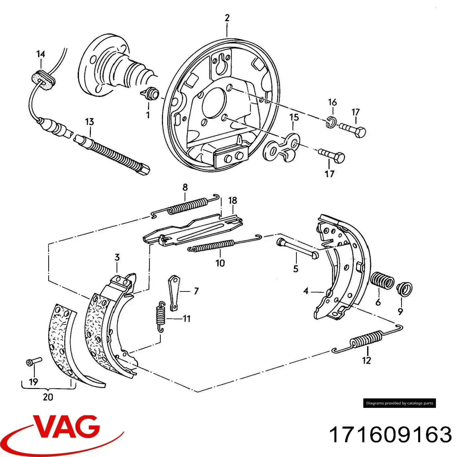  VAG 171609163 цена, от 2.68 USD