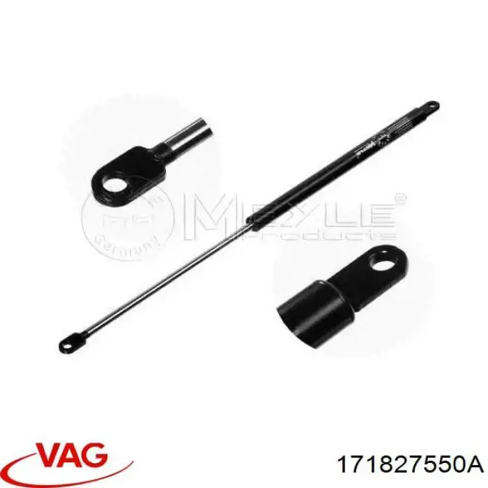 Амортизатор крышки багажника на Volkswagen Golf I 17