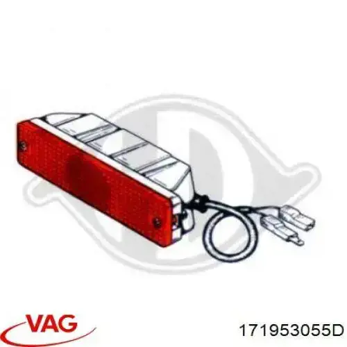 Указатель поворота левый/правый VAG 171953055D цена, от 5.11 USD