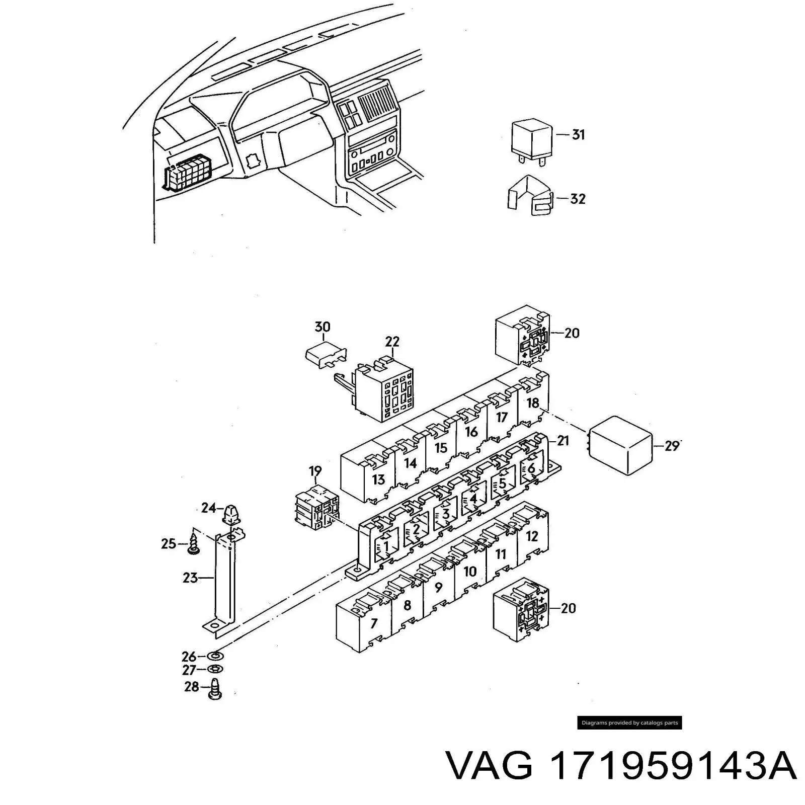 Купить 171959143A VAG 