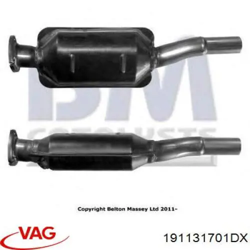 Катализатор 191131701DX VAG