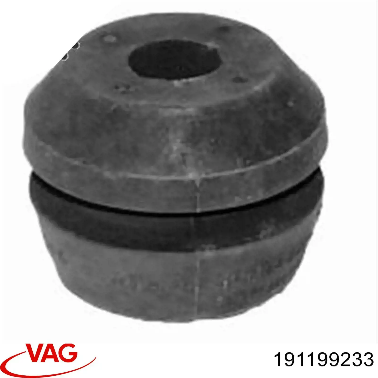 191199233 VAG сайлентблок (подушка передней балки (подрамника))