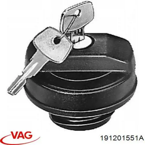 Пробка топливного бака VAG 191201551A цена, от 5.27 USD