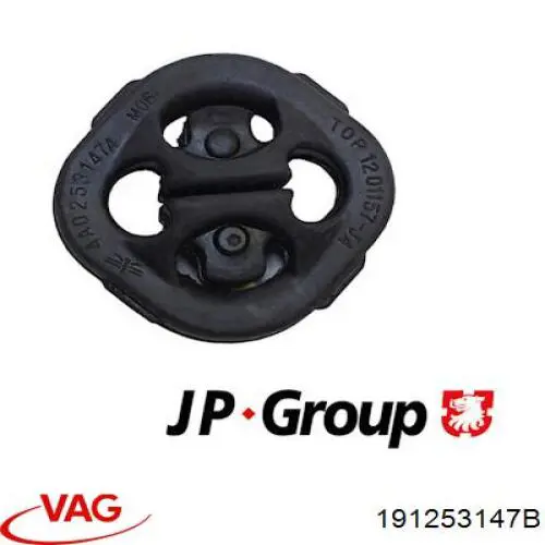 Подушка крепления глушителя VAG 191253147B цена, от 0.71 USD