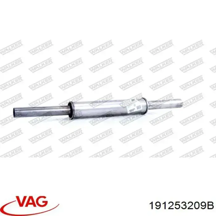 Купить 357253209B VAG Передняя часть глушителя