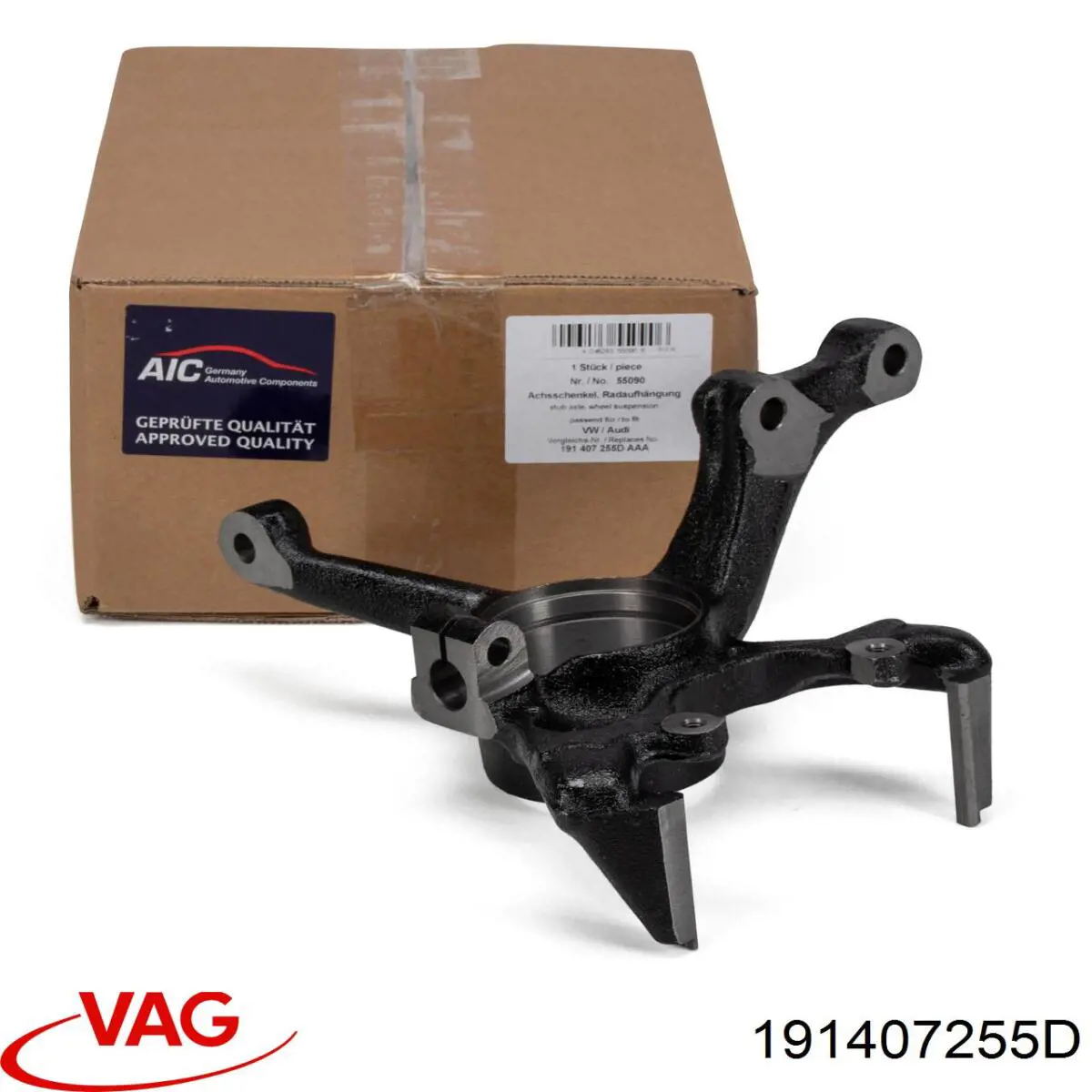 Цапфа (поворотный кулак) передний левый VAG 191407255D цена, от 43.69 USD