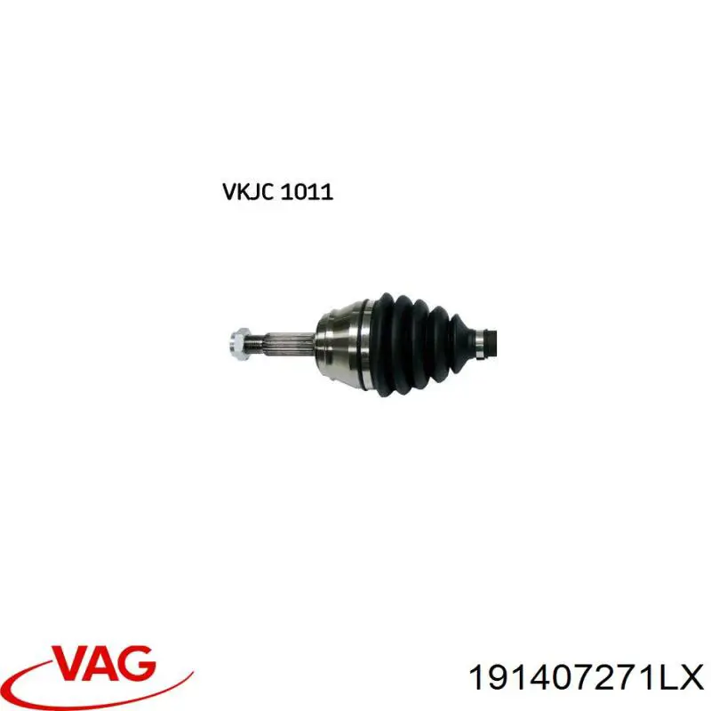 Купить 191407271LX VAG Привод в сборе левый