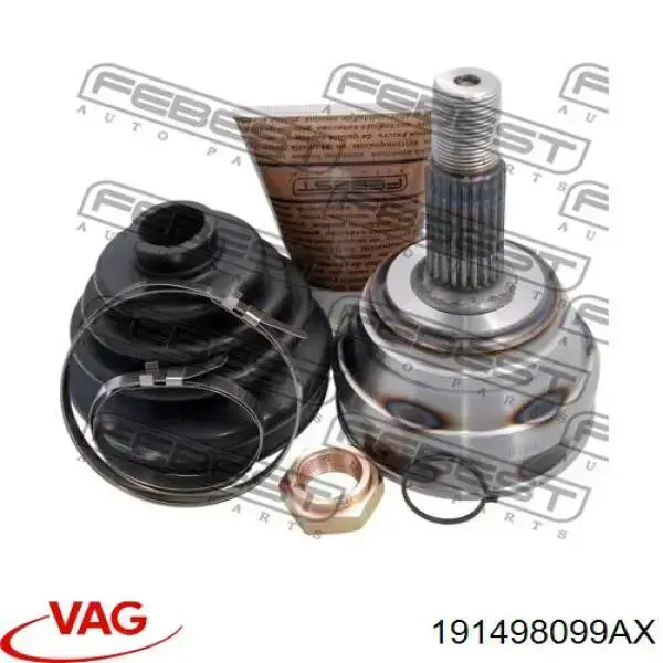 Купить 191498099AX VAG Внешняя граната