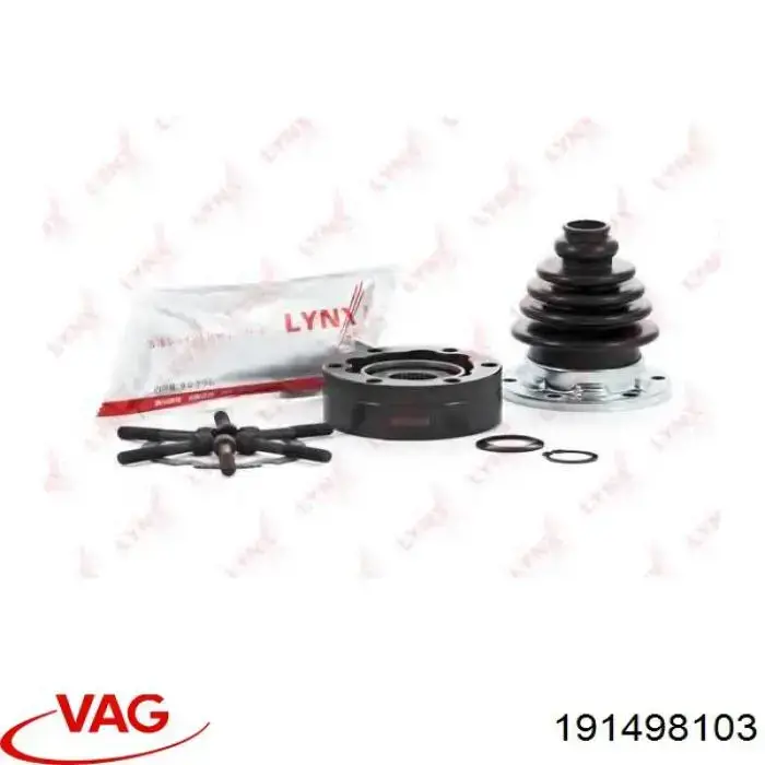 Шарнир угловых скоростей передний левый VAG 191498103 цена, от 26.43 USD