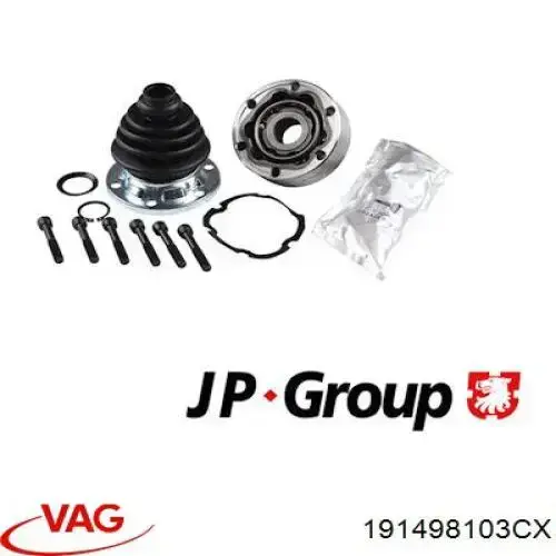 Шрус внутренний левый 191498103CX VAG