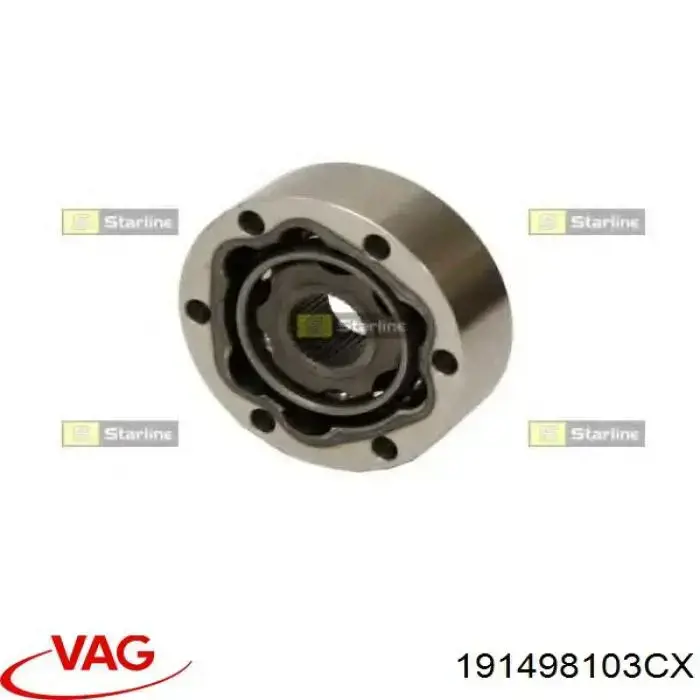 ШРУС внутренний передний левый VAG 191498103CX