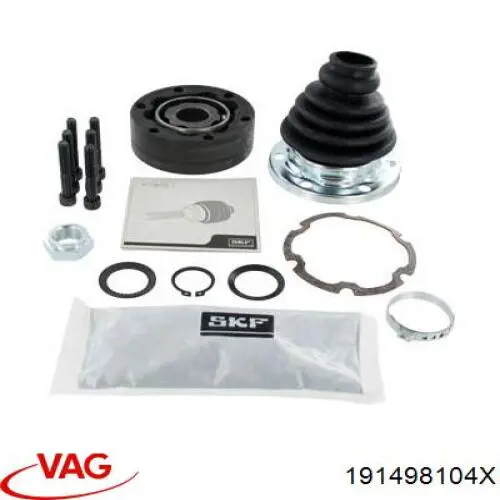 Шарнир привода внутренний VAG 191498104X цена, от 27.44 USD