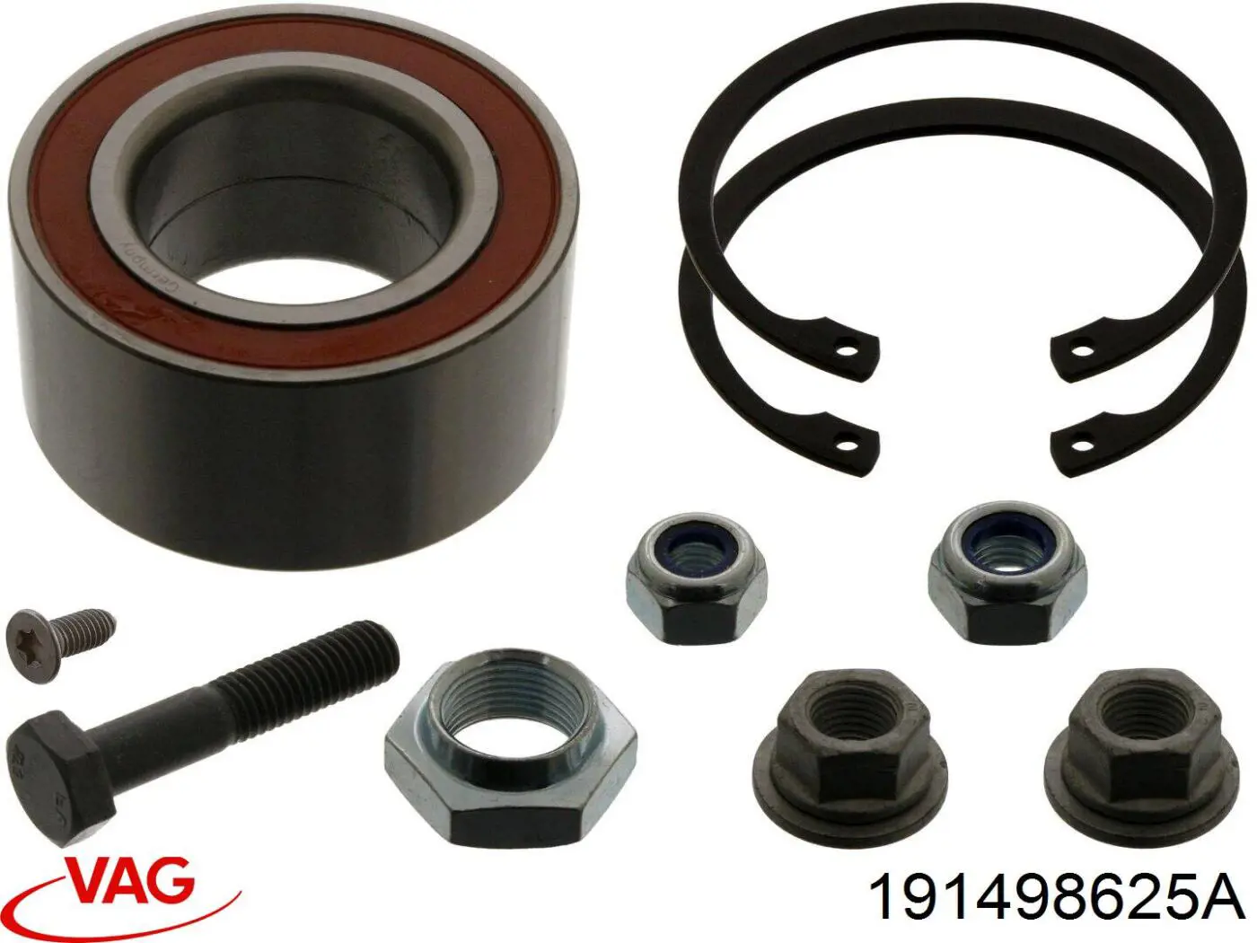 Комплект подшипника ступицы колеса VAG 191498625A цена, от 16.79 USD