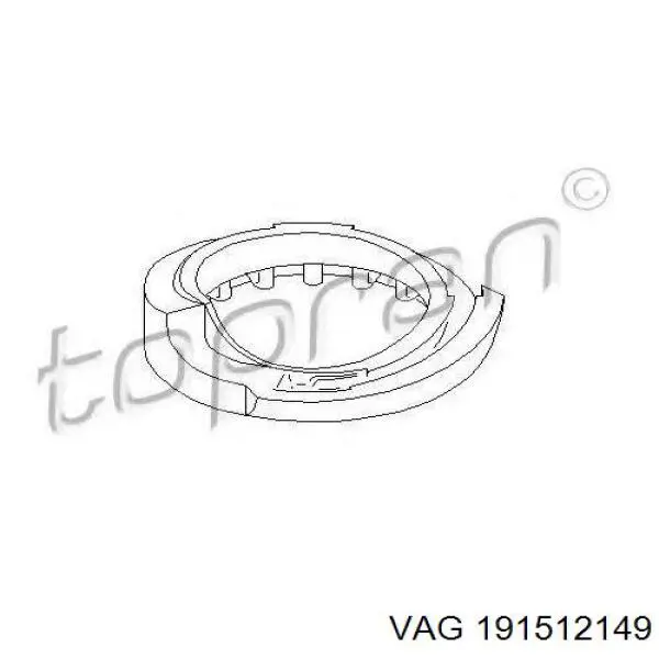 Проставка задней пружины 191512149 VAG