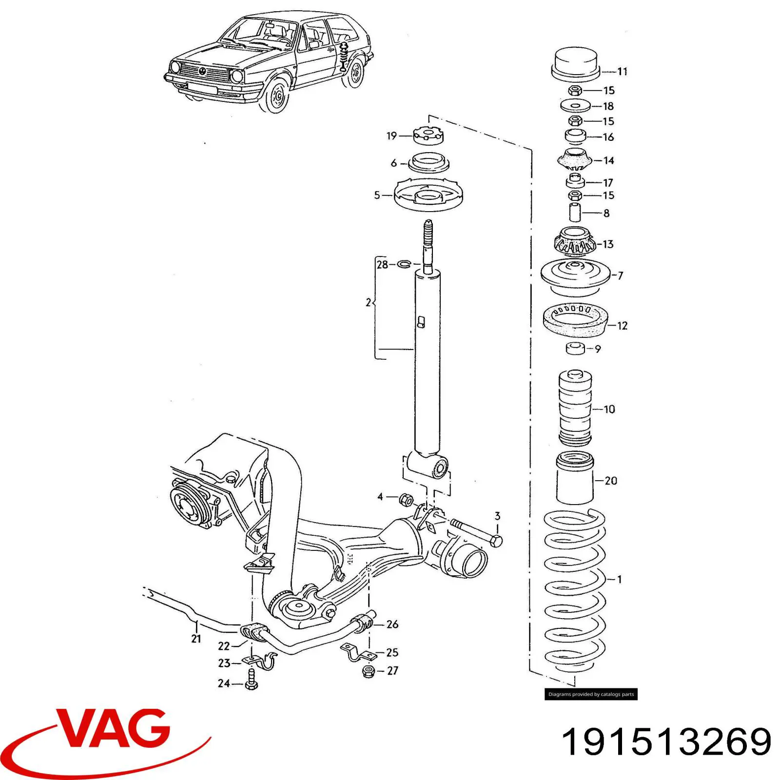  VAG 191513269 цена, от 59.45 USD