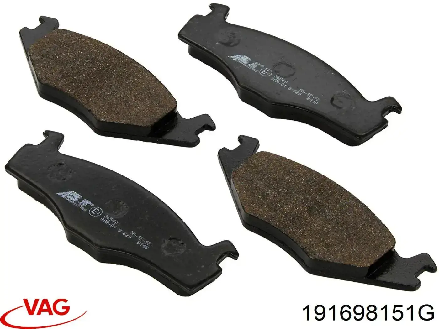 Колодки VAG 191698151G цена, от 10.46 USD