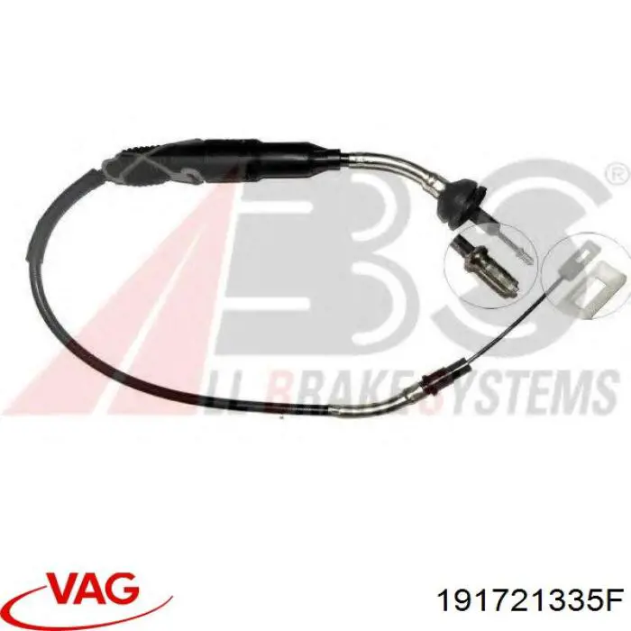 Трос сцепления VAG 191721335F