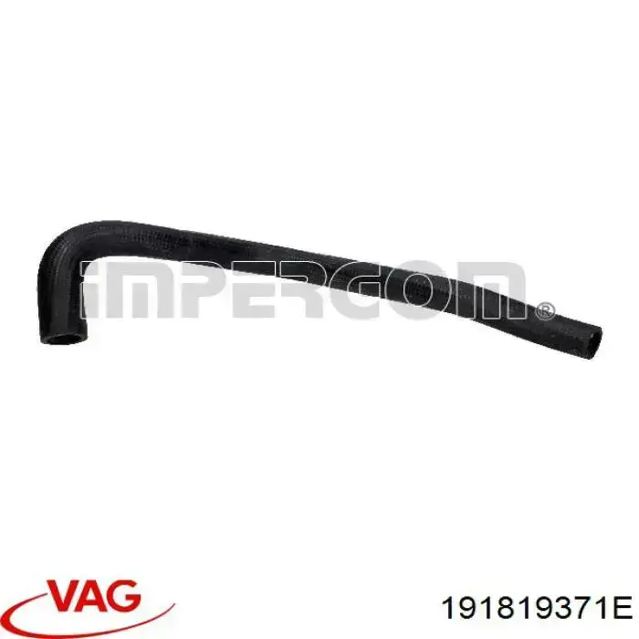 Патрубок отопителя VAG 191819371E цена, от 4.43 USD