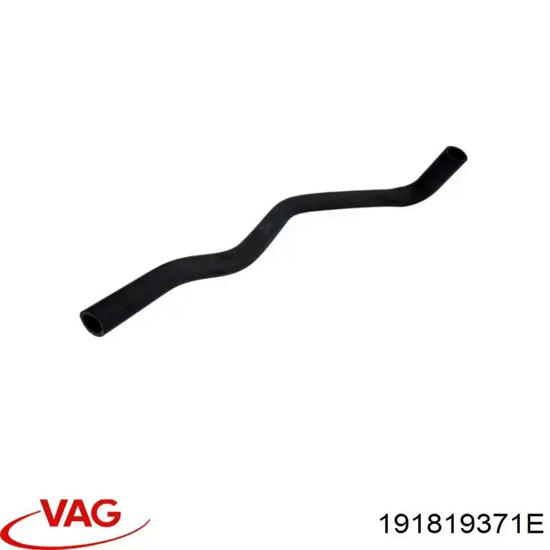 Шланг радиатора отопителя VAG 191819371E