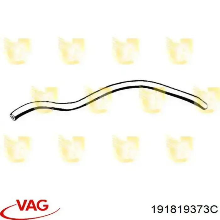 Купить 191819373C VAG Шланг отопителя обратка