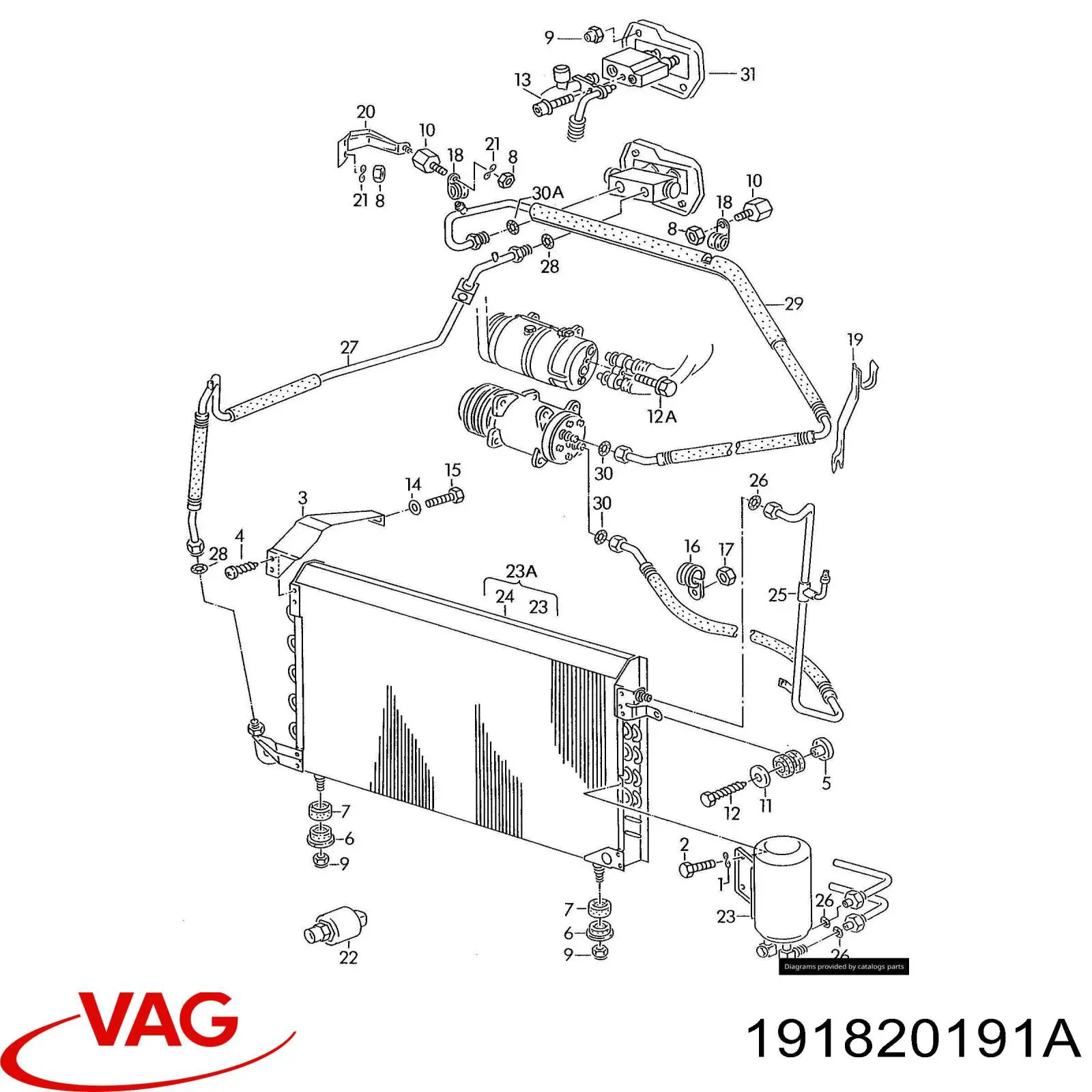Осушитель кондиционера Mahle Original AD129000S цена, от 16.08 USD