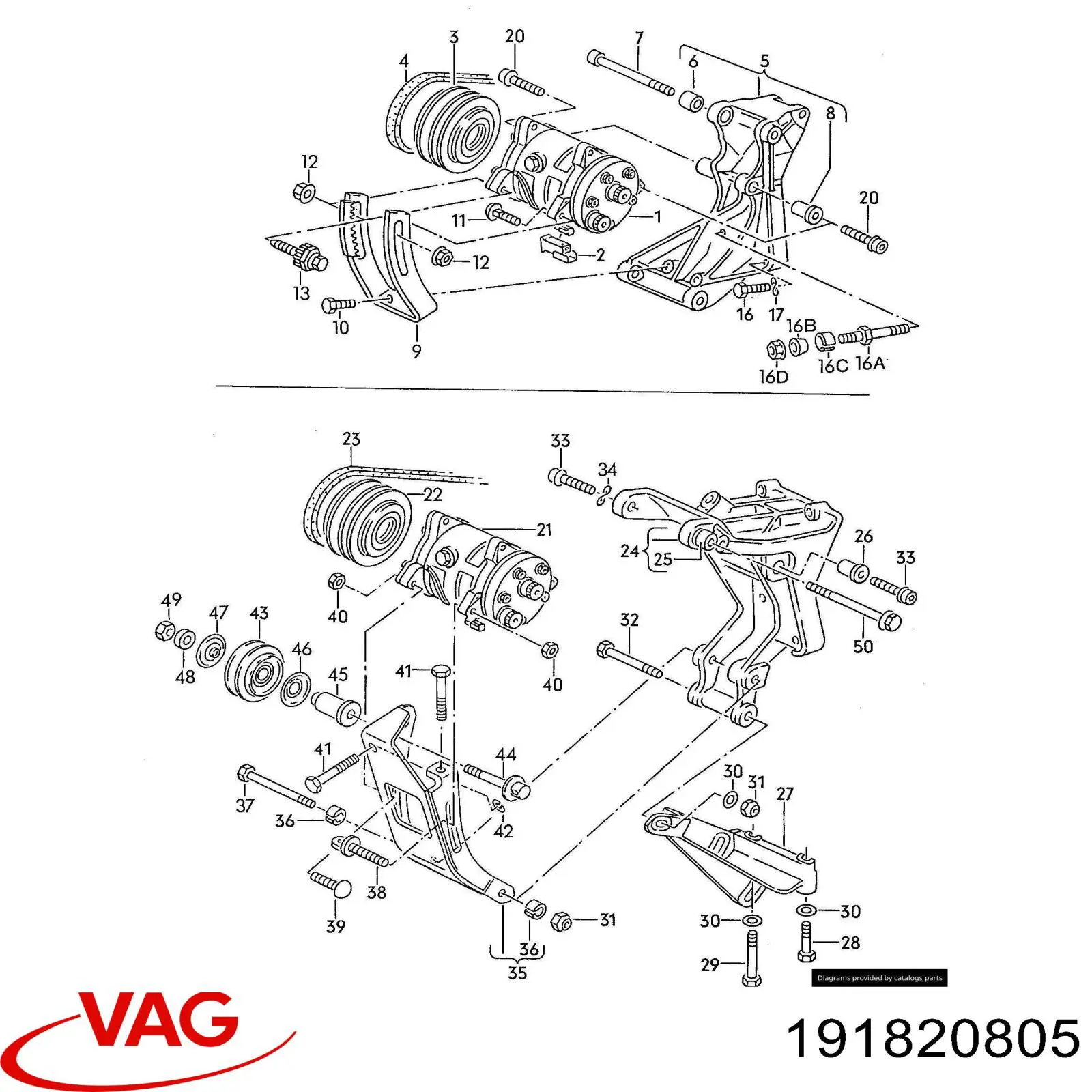 Купить ACP931000S Mahle Original Компрессор климатической установки
