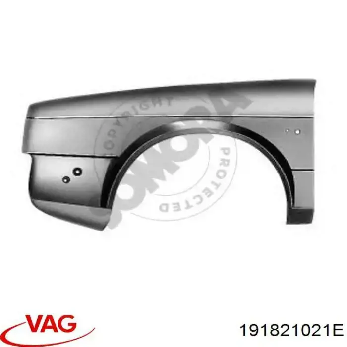 Крыло переднее левое VAG 191821021E цена, от 43.29 USD