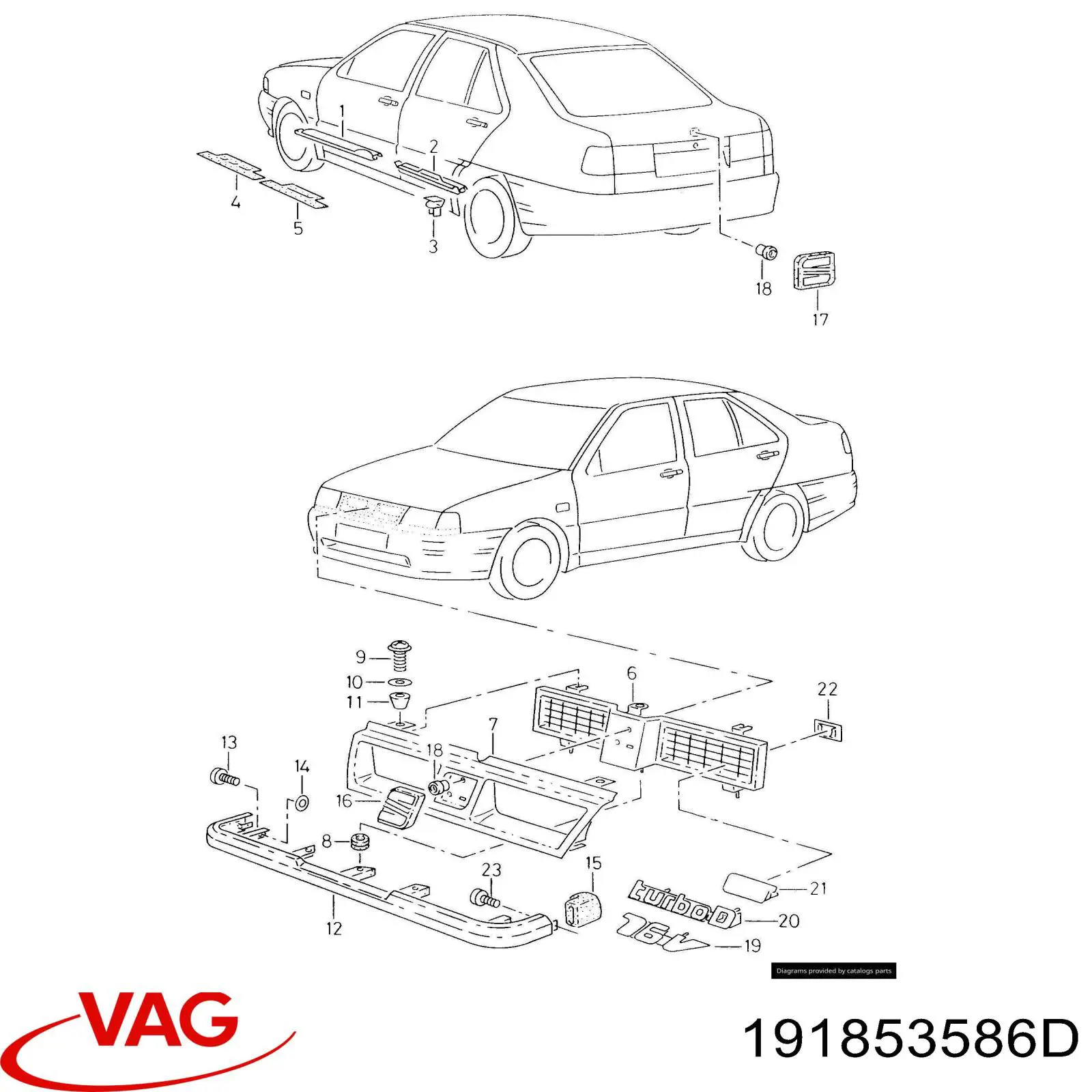 Купить 191853586D VAG 