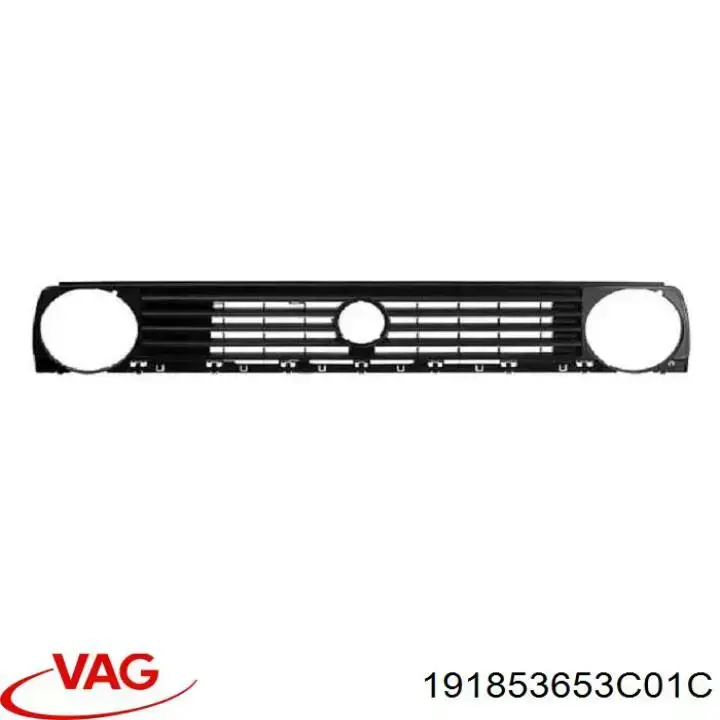 Защитная решетка радиатора 191853653C01C VAG