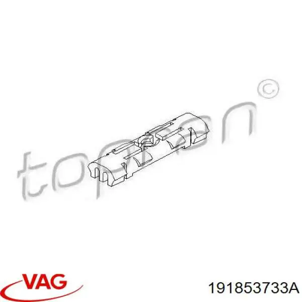 Пистон (клип) крепления накладок порогов MAK 12242 цена, от 0.44 USD