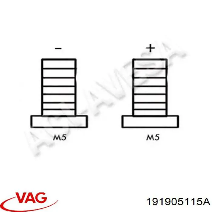 Катушка зажигания 191905115A VAG