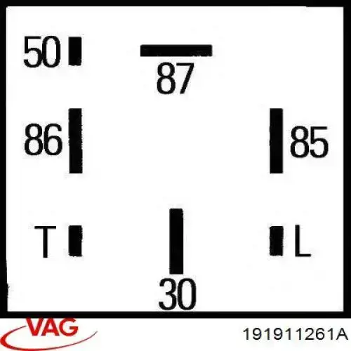 Реле управления VAG 191911261A цена, от 8.92 USD