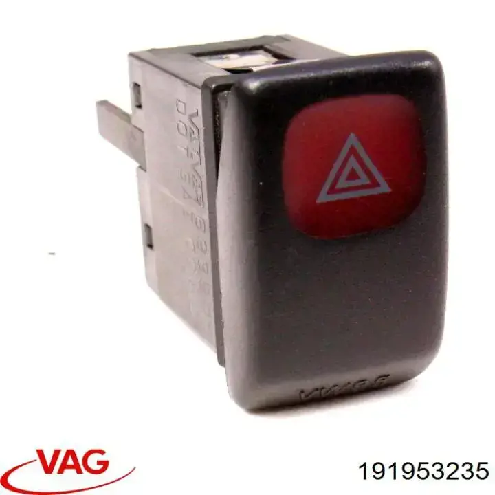 191953235 VAG Botão de ativação do sinal de emergência