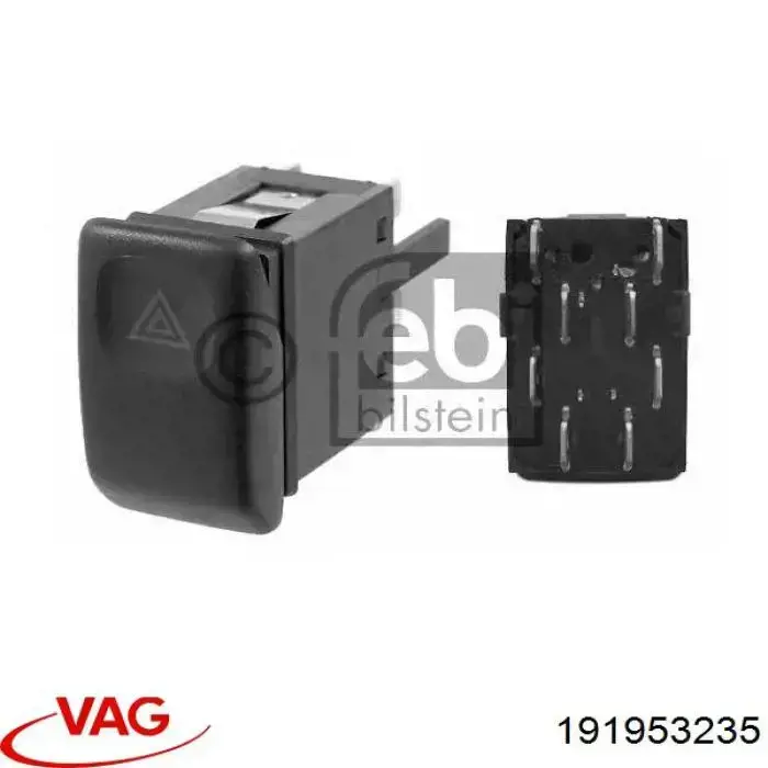 Compre 191953235 VAG Botão de ativação do sinal de emergência