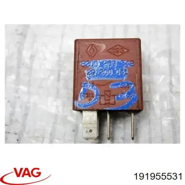 Compre 191955531 VAG Relê de controlo de limpador pára-brisas