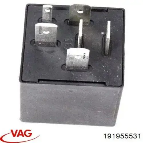 Relê de controlo de limpador pára-brisas 191955531 VAG
