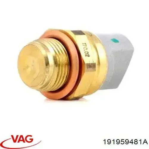 Sensor de temperatura do fluido de esfriamento (de ativação de ventilador do radiador) VAG 191959481A preço, a partir de 34,24 USD