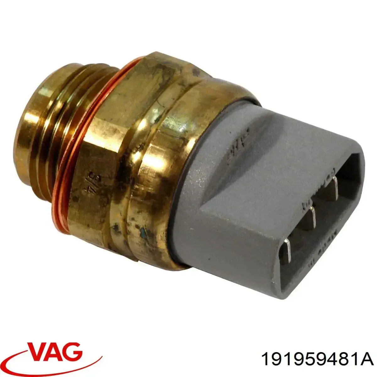 Sensor de temperatura do fluido de esfriamento (de ativação de ventilador do radiador) 191959481A VAG